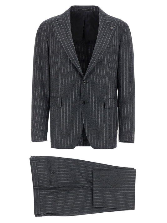 Tagliatore Pinstriped Dress
