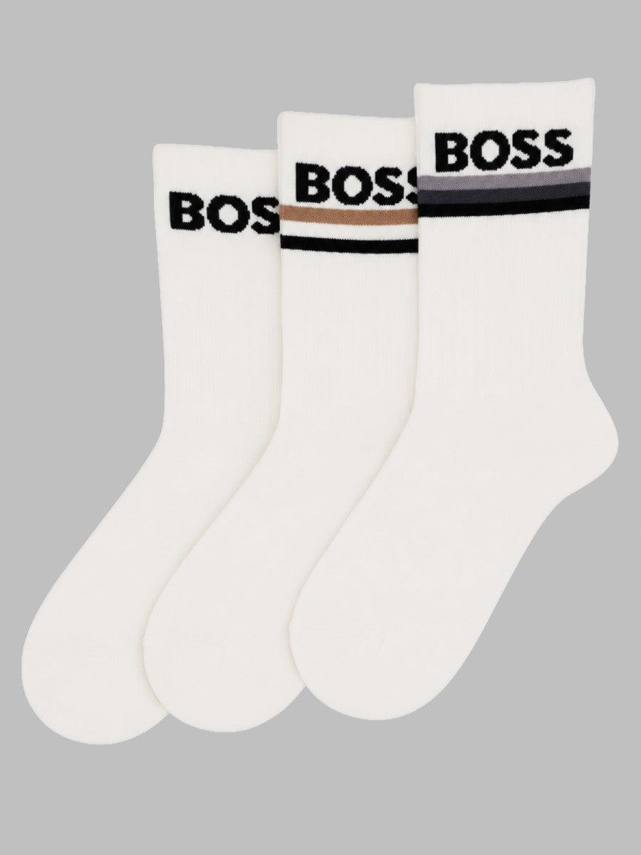 3-PACK CALZINI CON LOGO