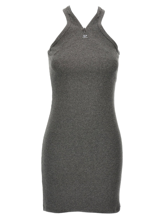 Courreges Criss Cross 90s Mini Dress