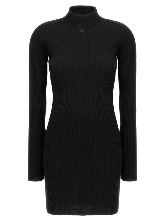 Courreges Solar Light Rib Dress