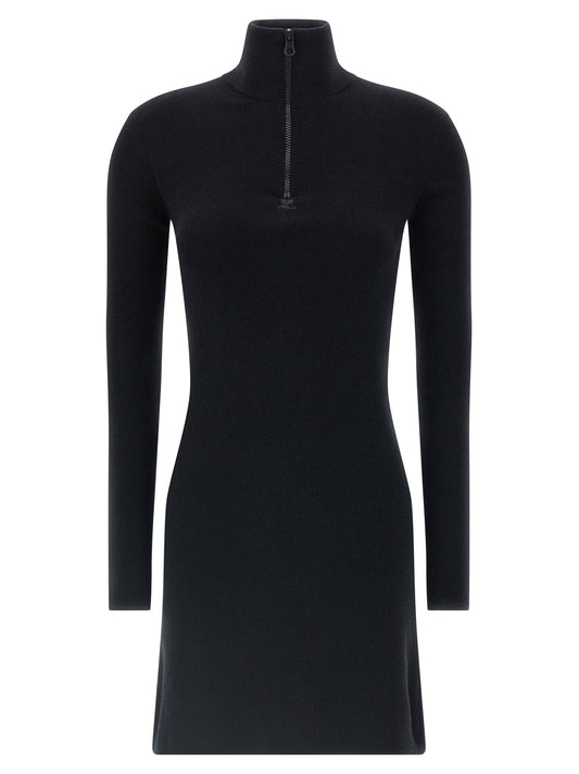 Courreges Wool Knit Dress