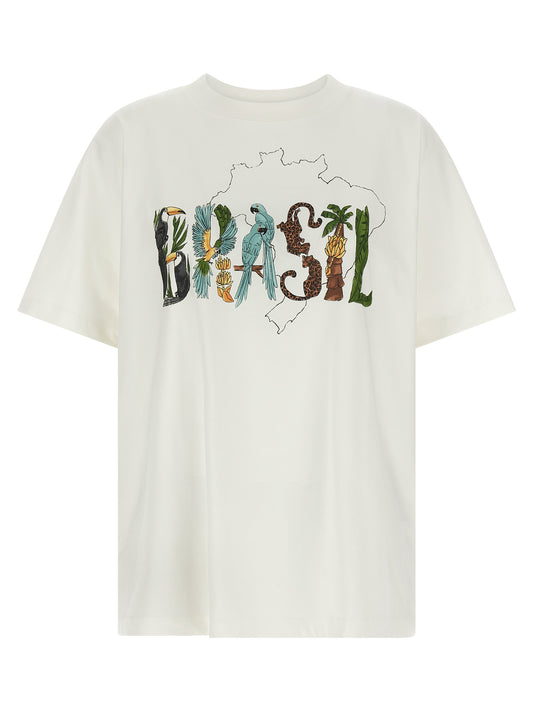 Farm Rio Farm Rio Off-white Brasil T-shirt