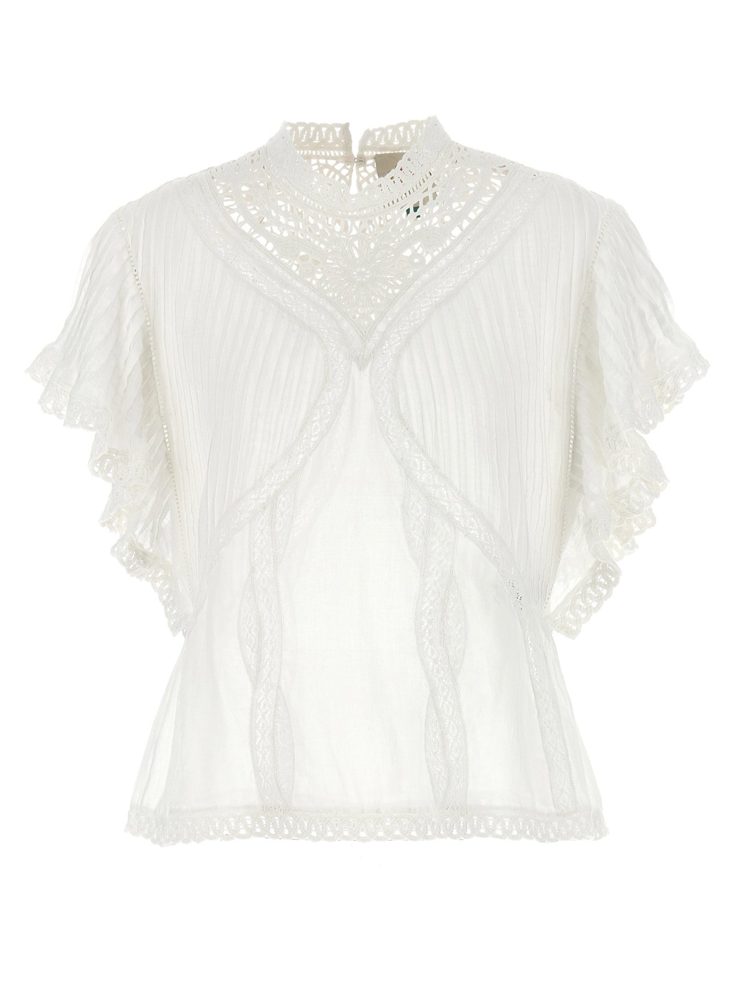 Farm Rio Farm Rio Openwork Detail Blouse