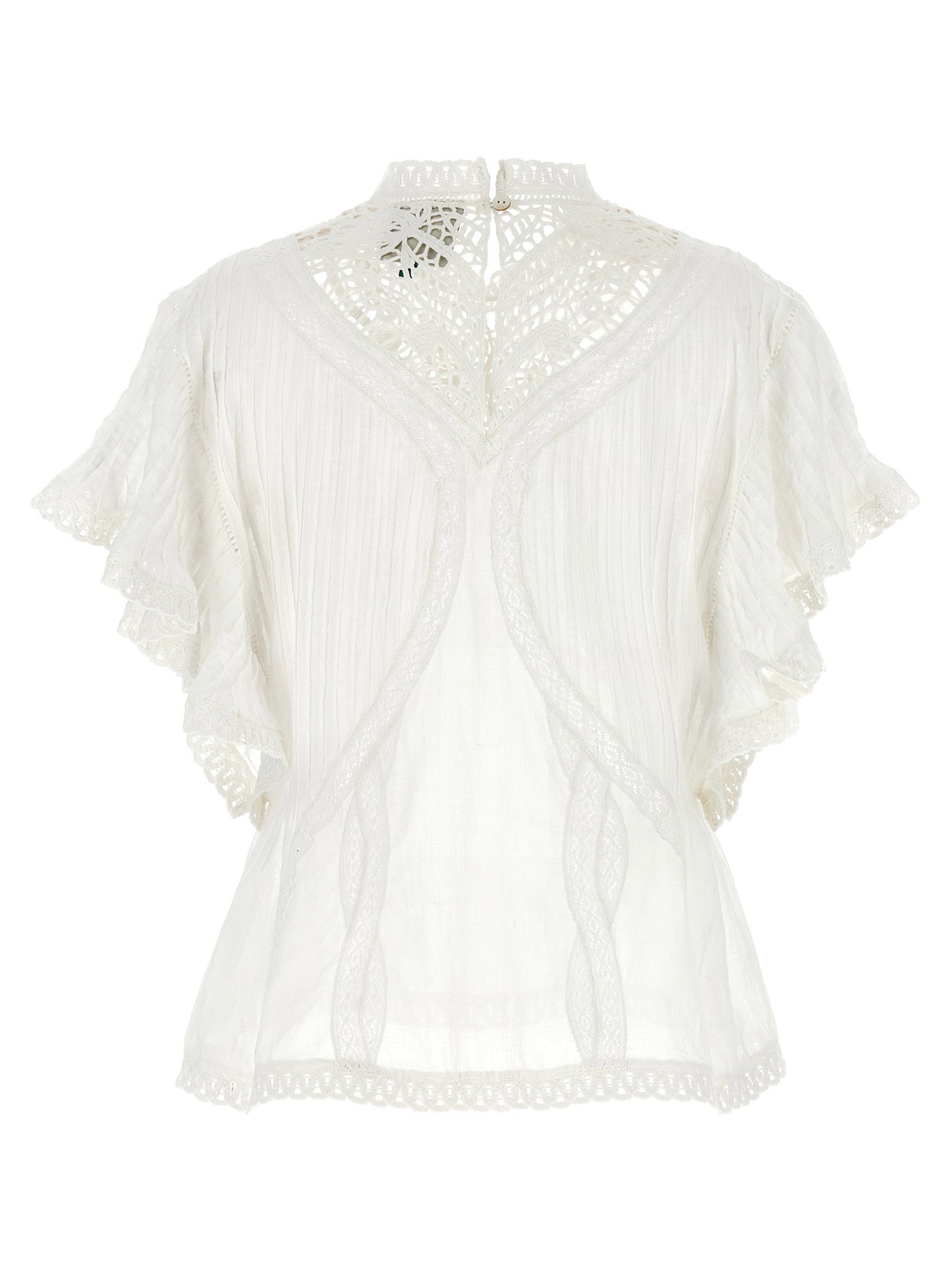 Farm Rio Farm Rio Openwork Detail Blouse