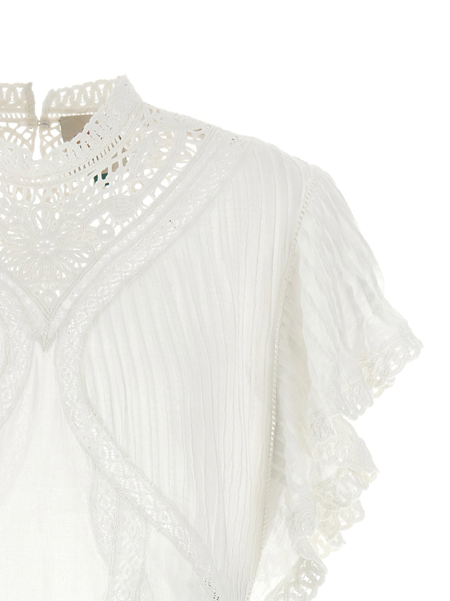 Farm Rio Farm Rio Openwork Detail Blouse