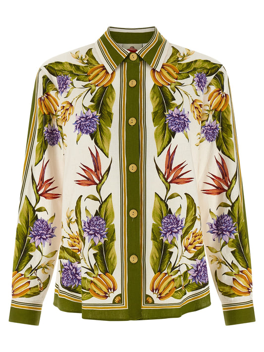 Farm Rio Farm Rio Sand Tropical Scarf Shirt