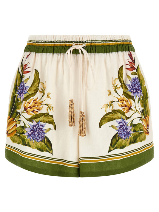 Farm Rio Farm Rio Sand Tropical Scarf Shorts