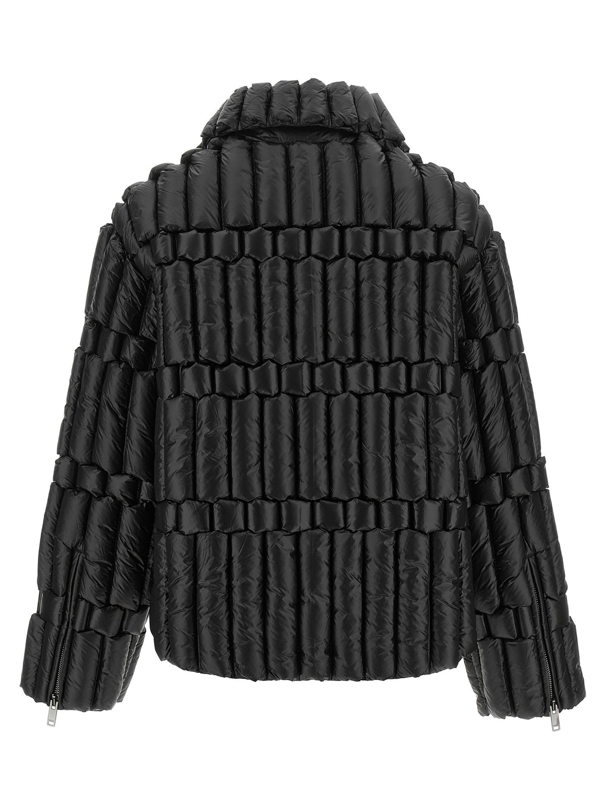 3D biker down jacket