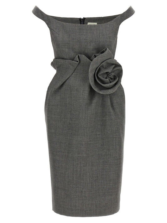 3D flower dress