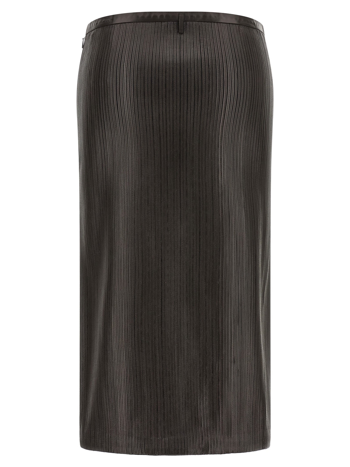 3D ribbed skirt