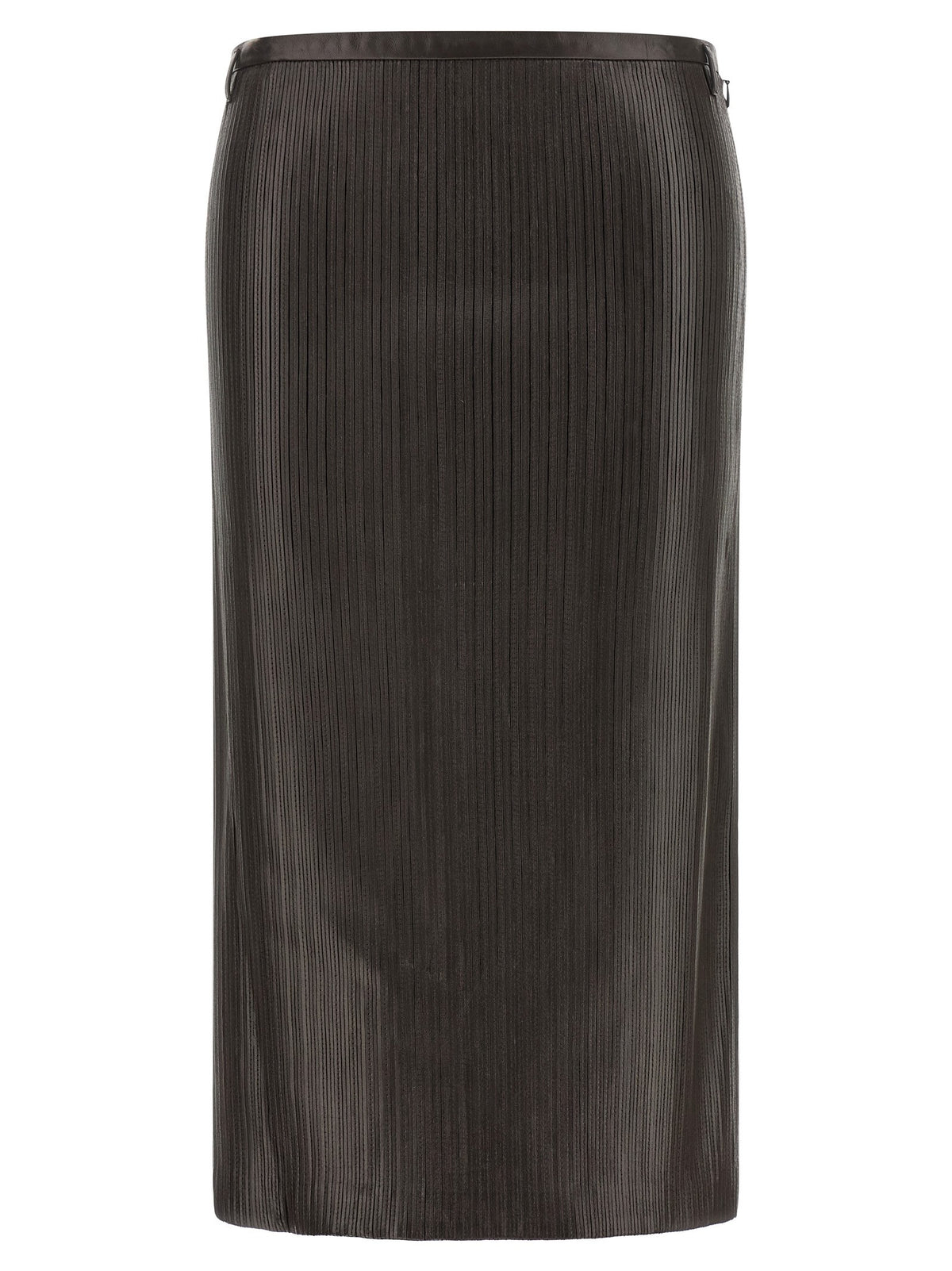 3D ribbed skirt