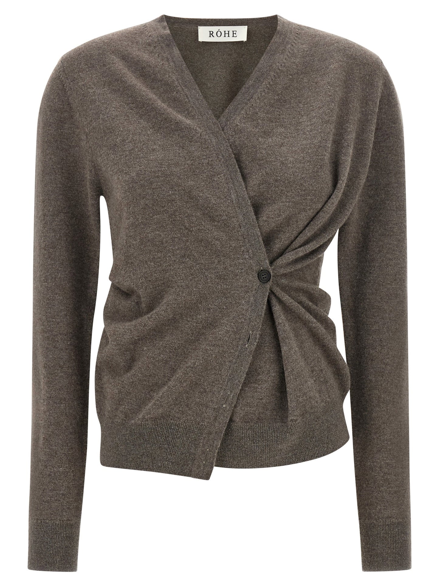 Rohe Asymmetrical Twisted Ballet Cardigan