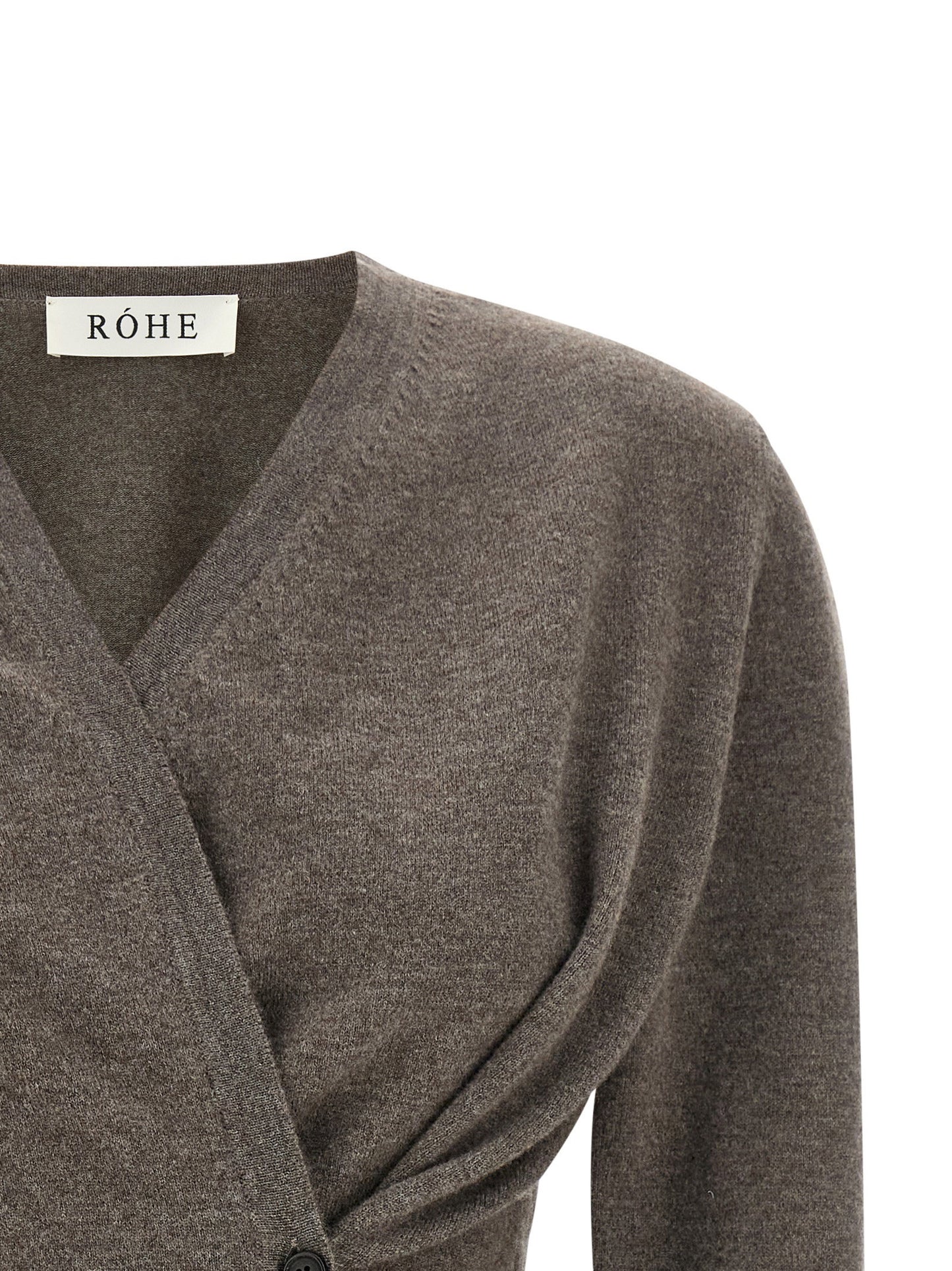 Rohe Asymmetrical Twisted Ballet Cardigan