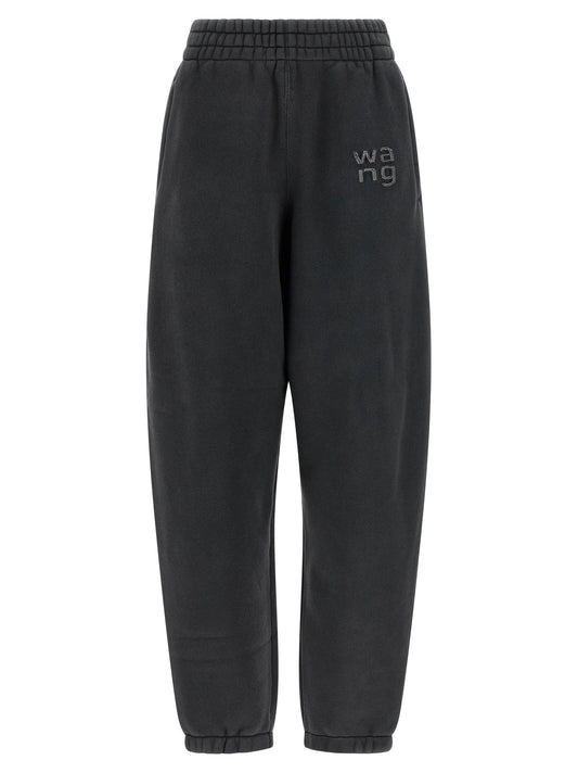 T By Alexander Wang Hotfix Logo Joggers