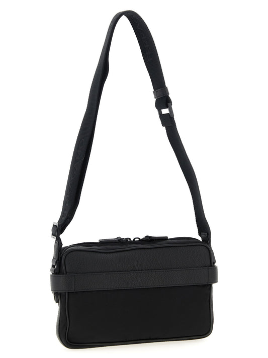 Ferragamo Twins Nylon Crossbody Bag