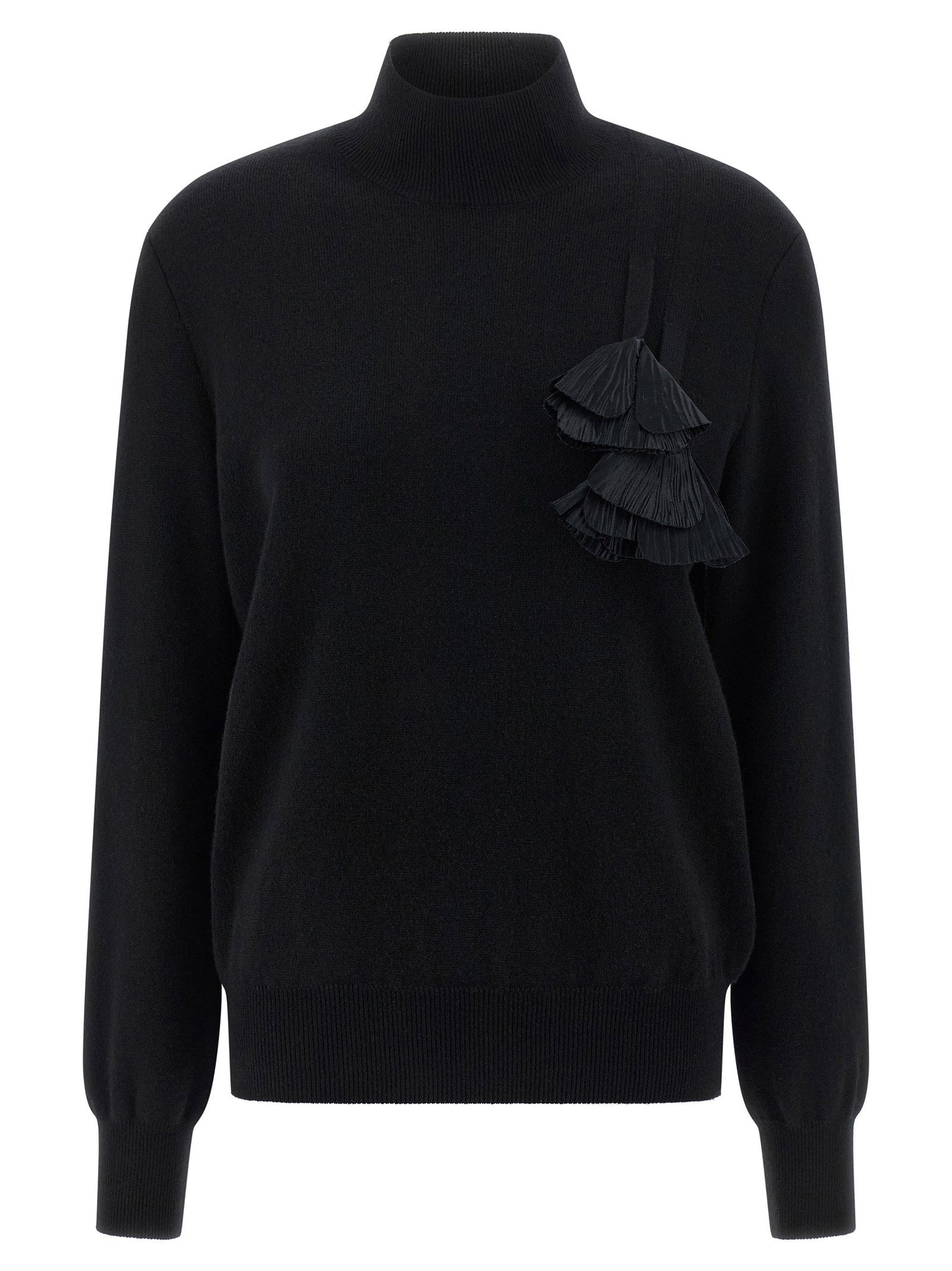 Ferragamo Floral Insert Sweater