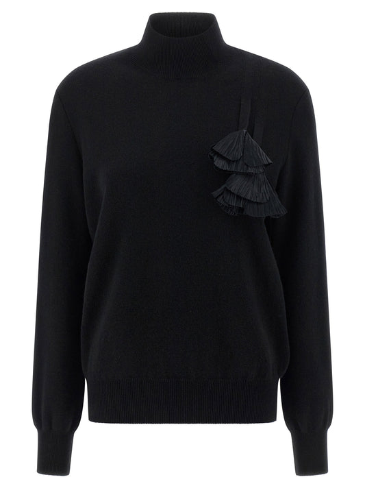 Ferragamo Floral Insert Sweater