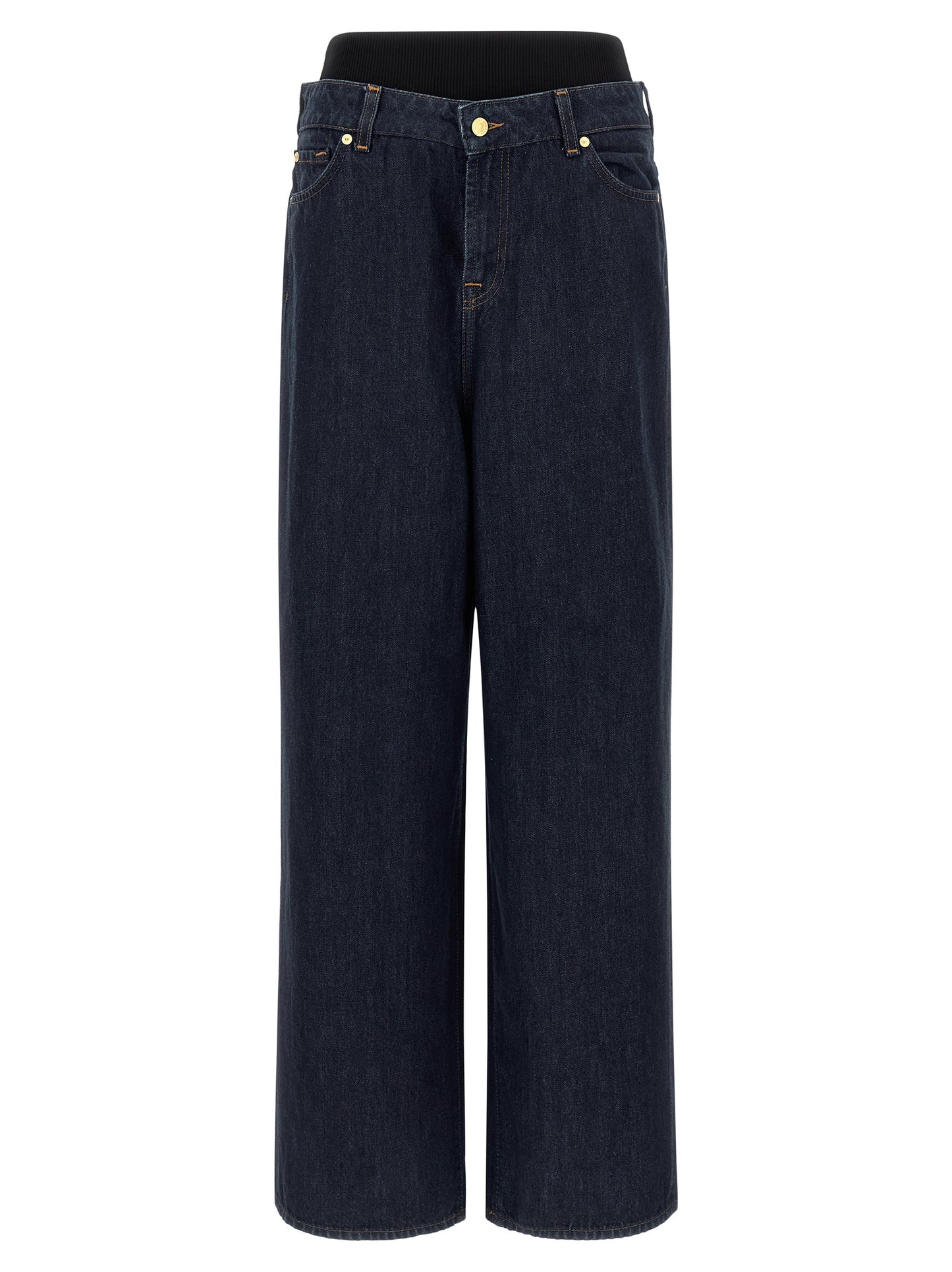 7 For All Mankind 7 For All Mankind Banded Slouchy Wide Jeans