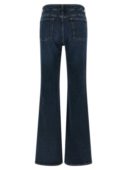 7 For All Mankind بنطلون جينز ليغي بقصة بوت كات