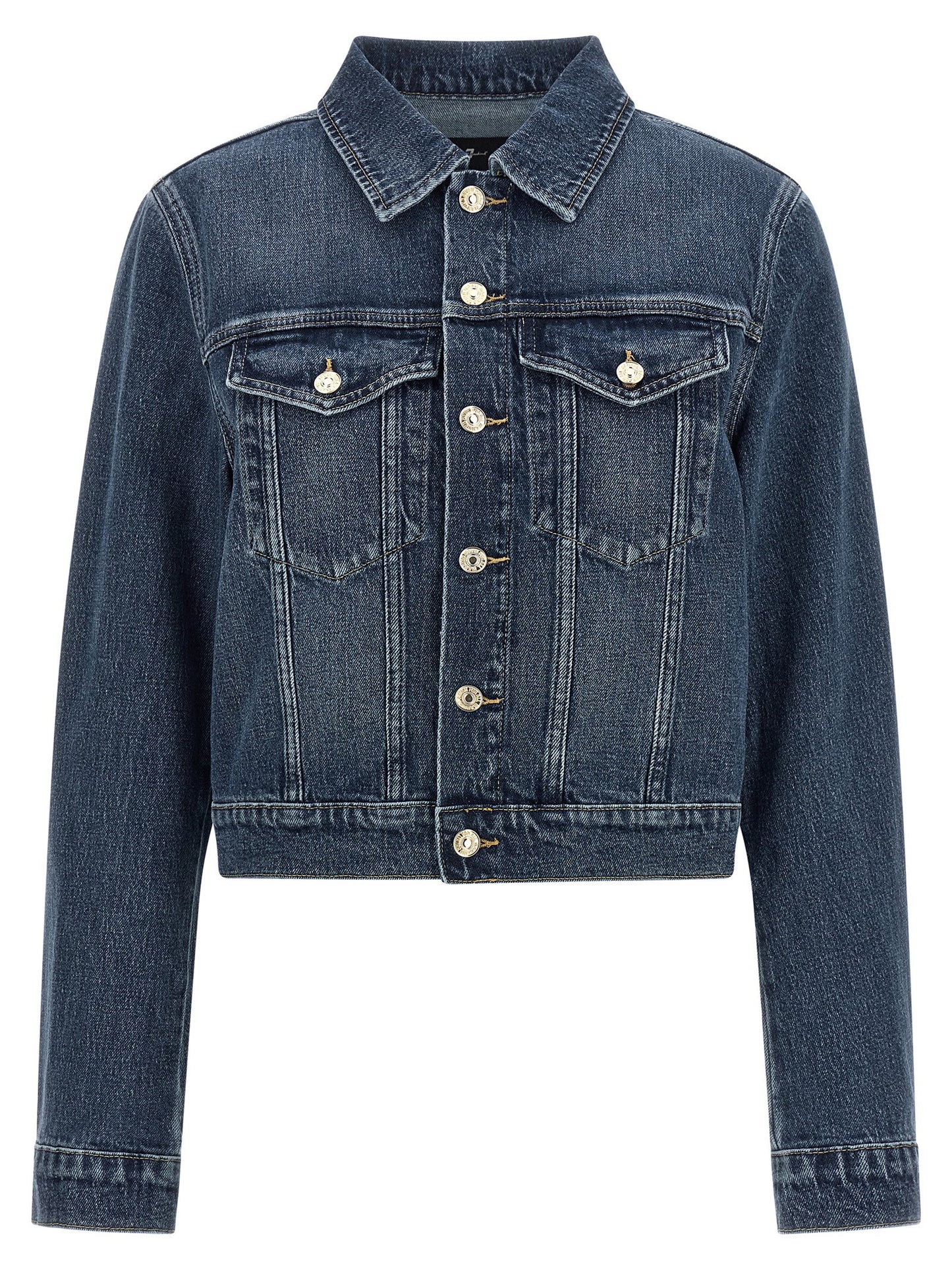 7 For All Mankind Darted Shrunken Jacket