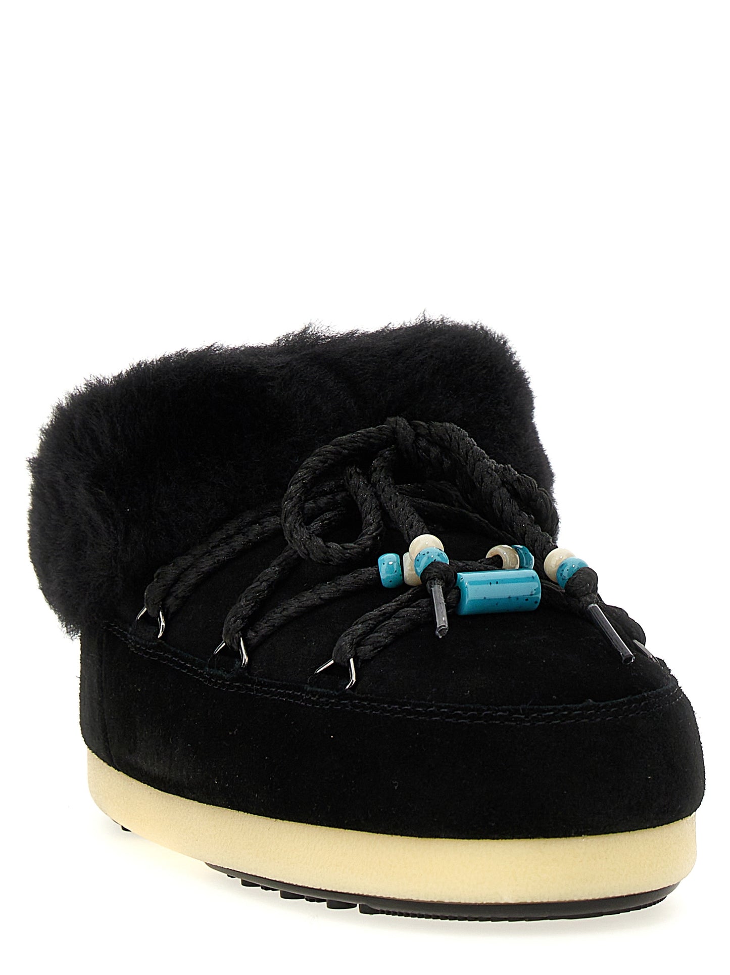 Moon Boot Moon Boot Mule Suede Beads Ankle Boots
