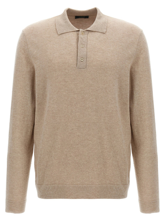 Zanone Cashmere Wool Polo Shirt