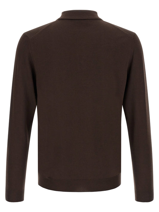 Zanone Long Sleeve Polo Shirt