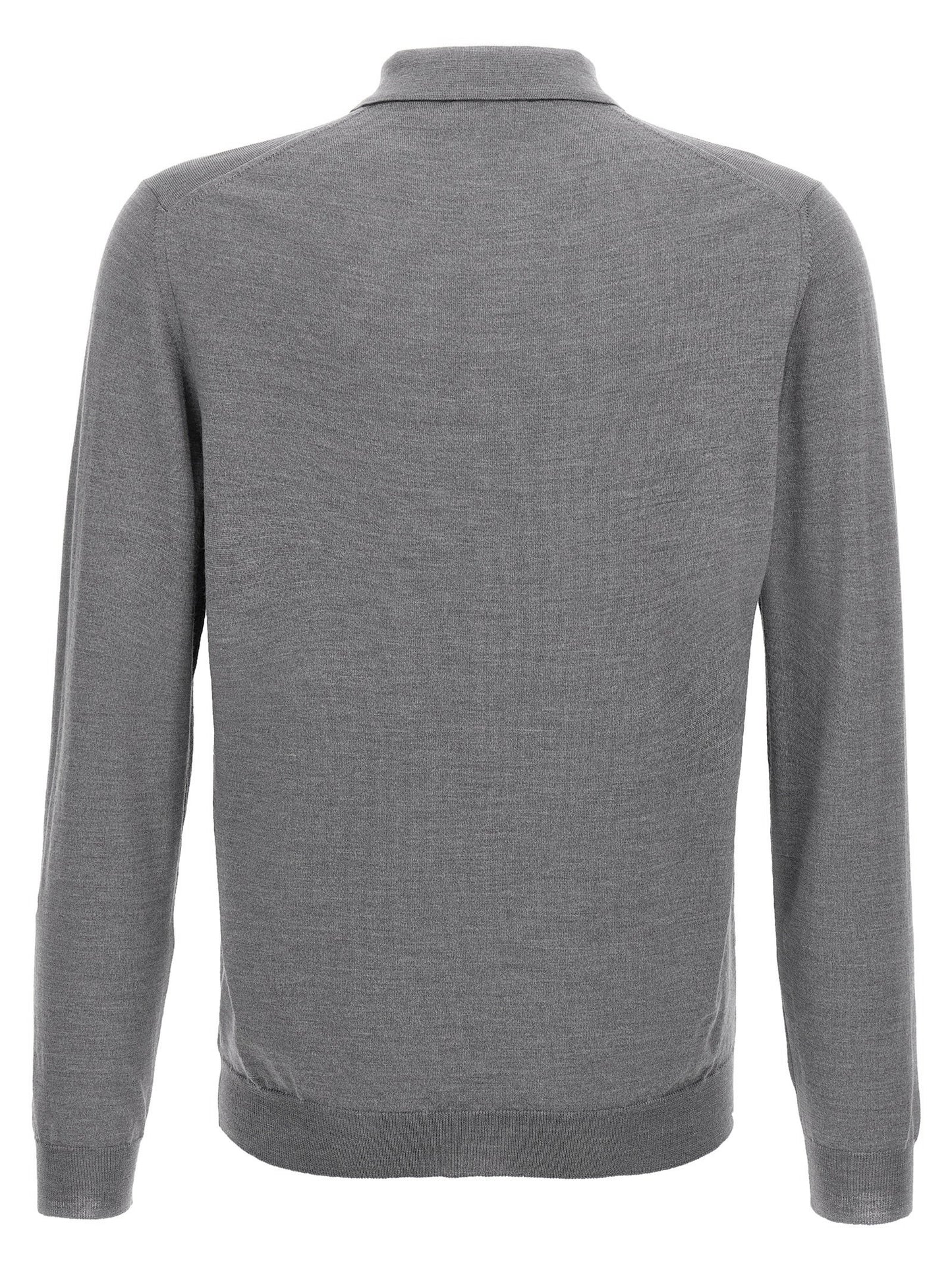 Zanone Virgin Wool Polo Shirt