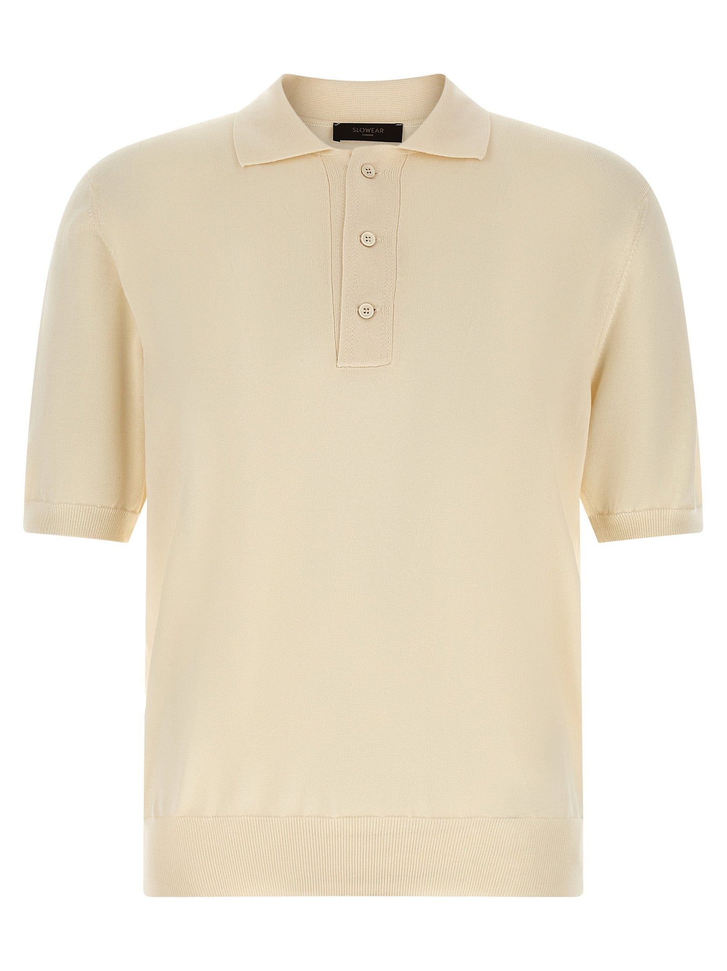 Zanone Cotton Knit Polo Shirt