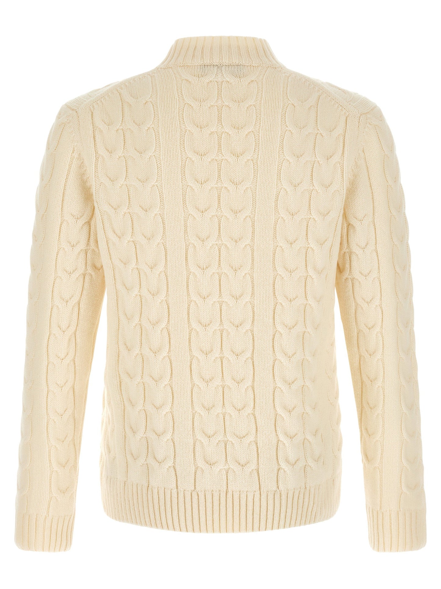Zanone Braided Turtleneck Sweater