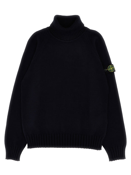 Stone Island Junior Logo Badge Sweater