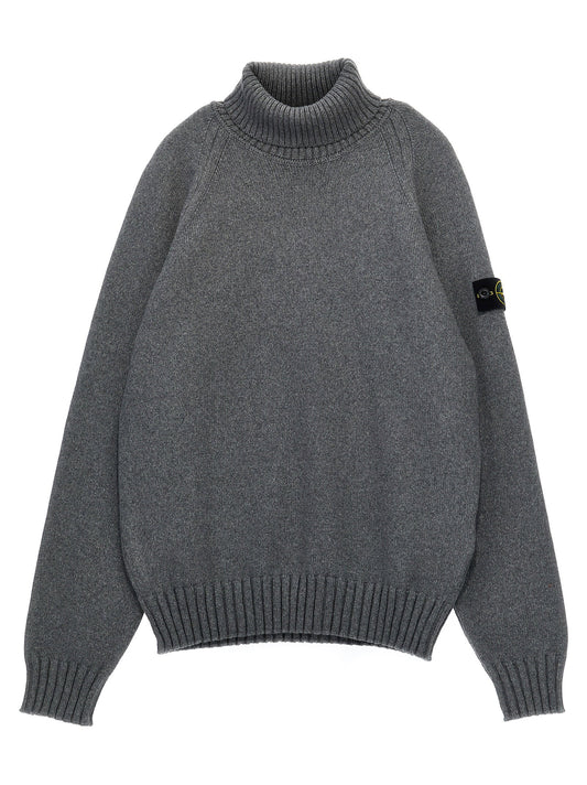 Stone Island Junior Logo Badge Sweater