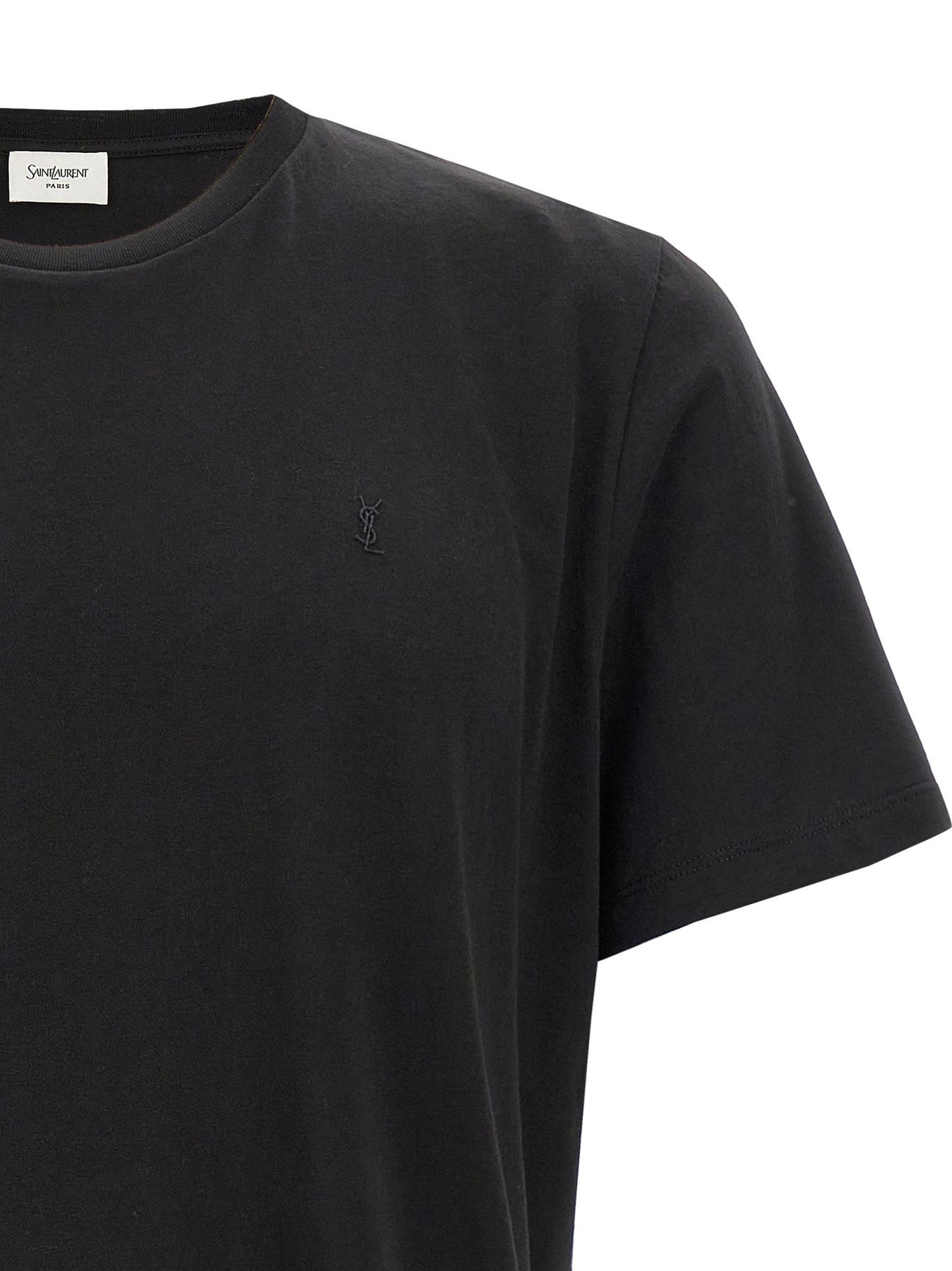Saint Laurent Cassandre Embroidery T-shirt