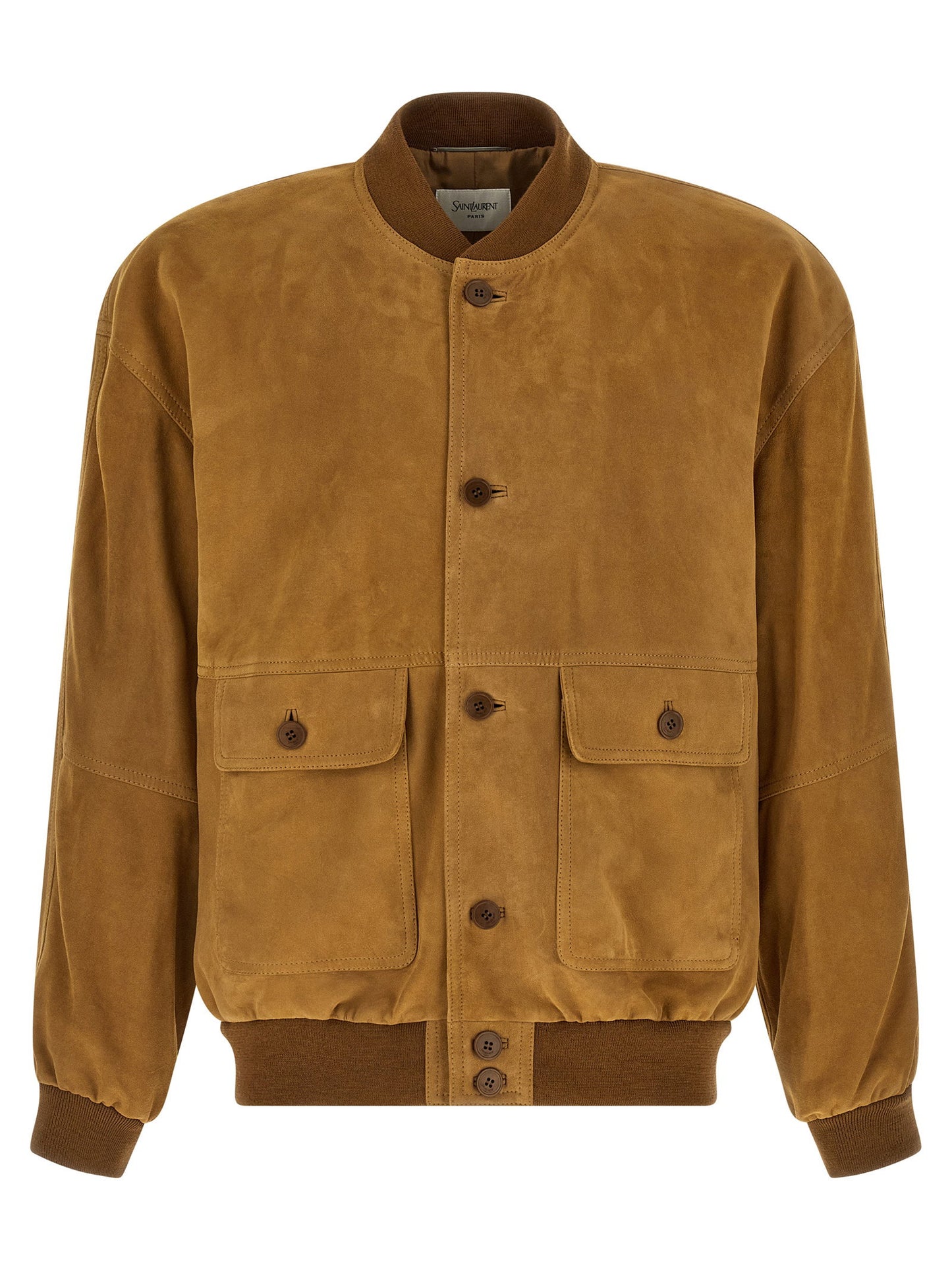 Saint Laurent Suede Bomber Jacket