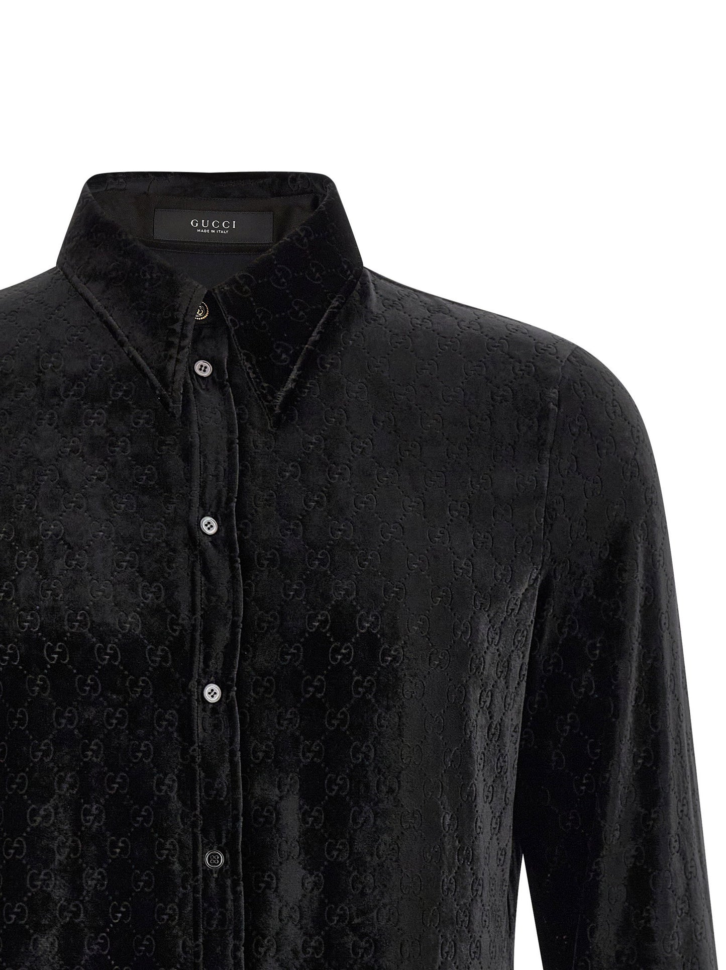 Gucci Gg Velvet Shirt