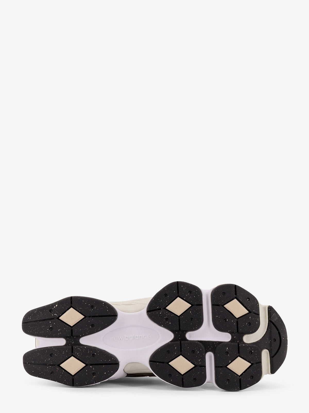9060 low-top mesh sneakers with suede interts