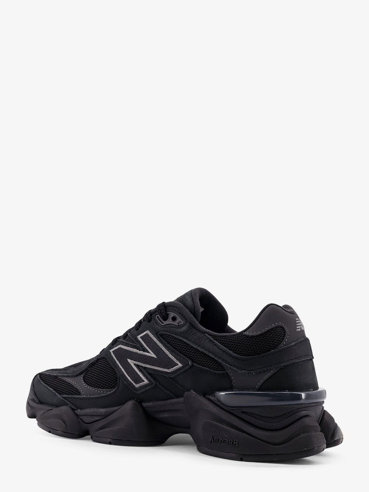 9060 mesh and leather sneakers