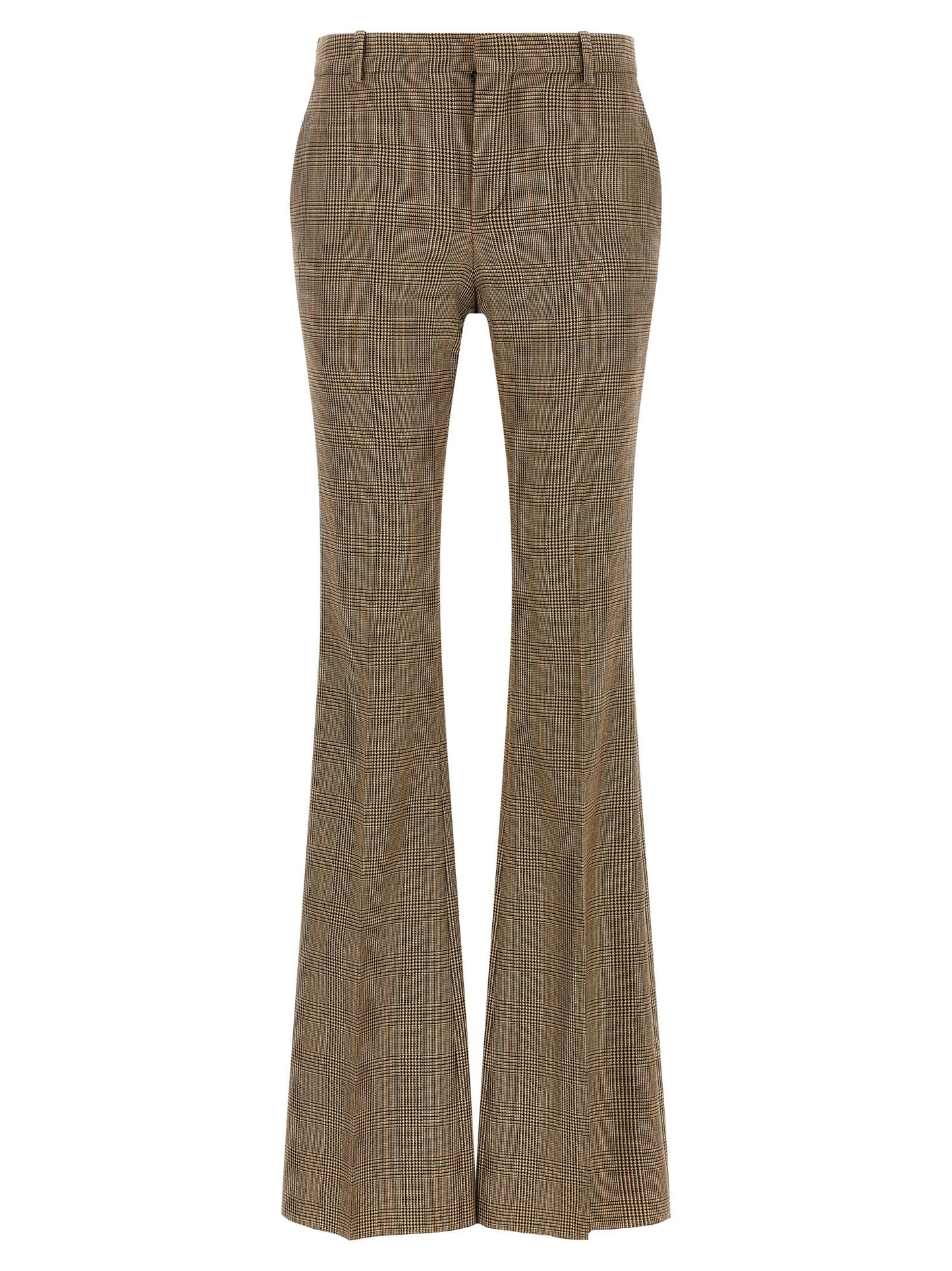 Saint Laurent Prince Of Wales Houndstooth Trousers