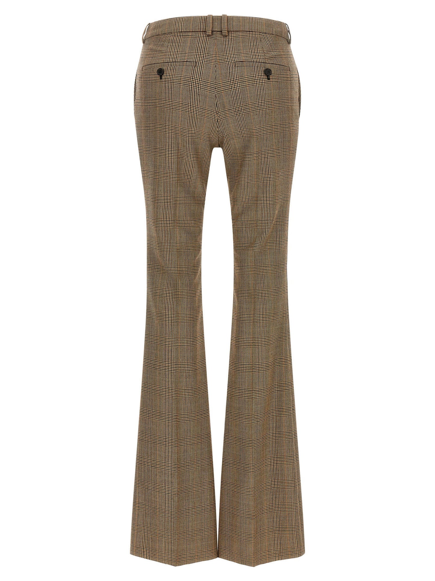 Saint Laurent Prince Of Wales Houndstooth Trousers