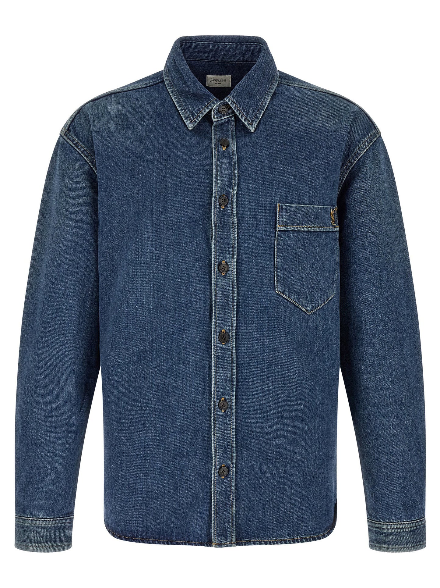 Saint Laurent Cassandre Denim Shirt