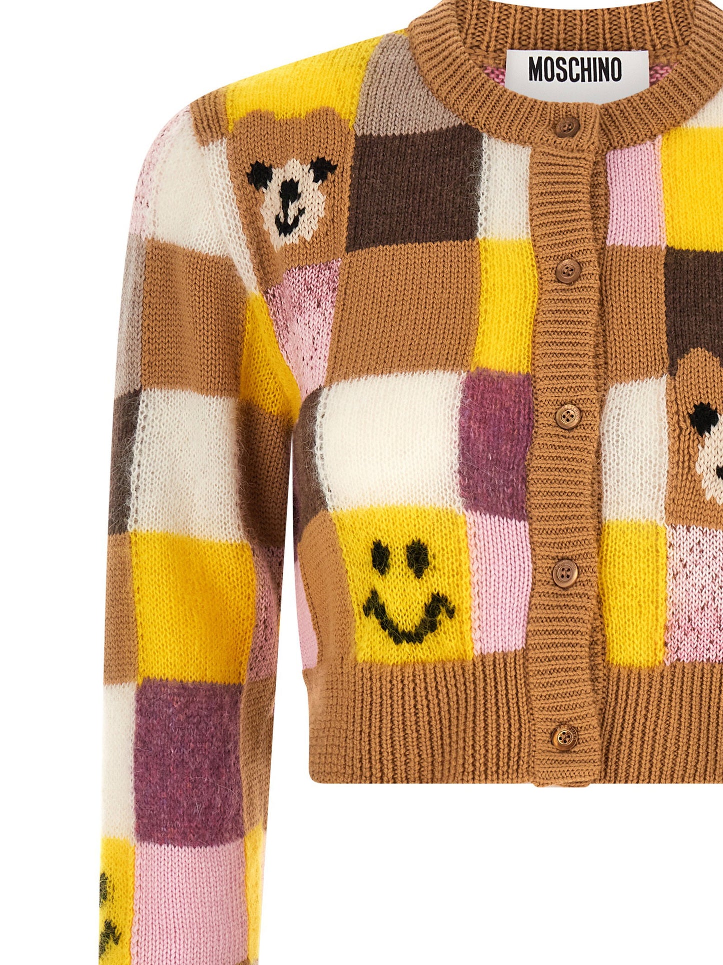 كارديجان Smiley® E Moschino بتصميم الدب تيدي