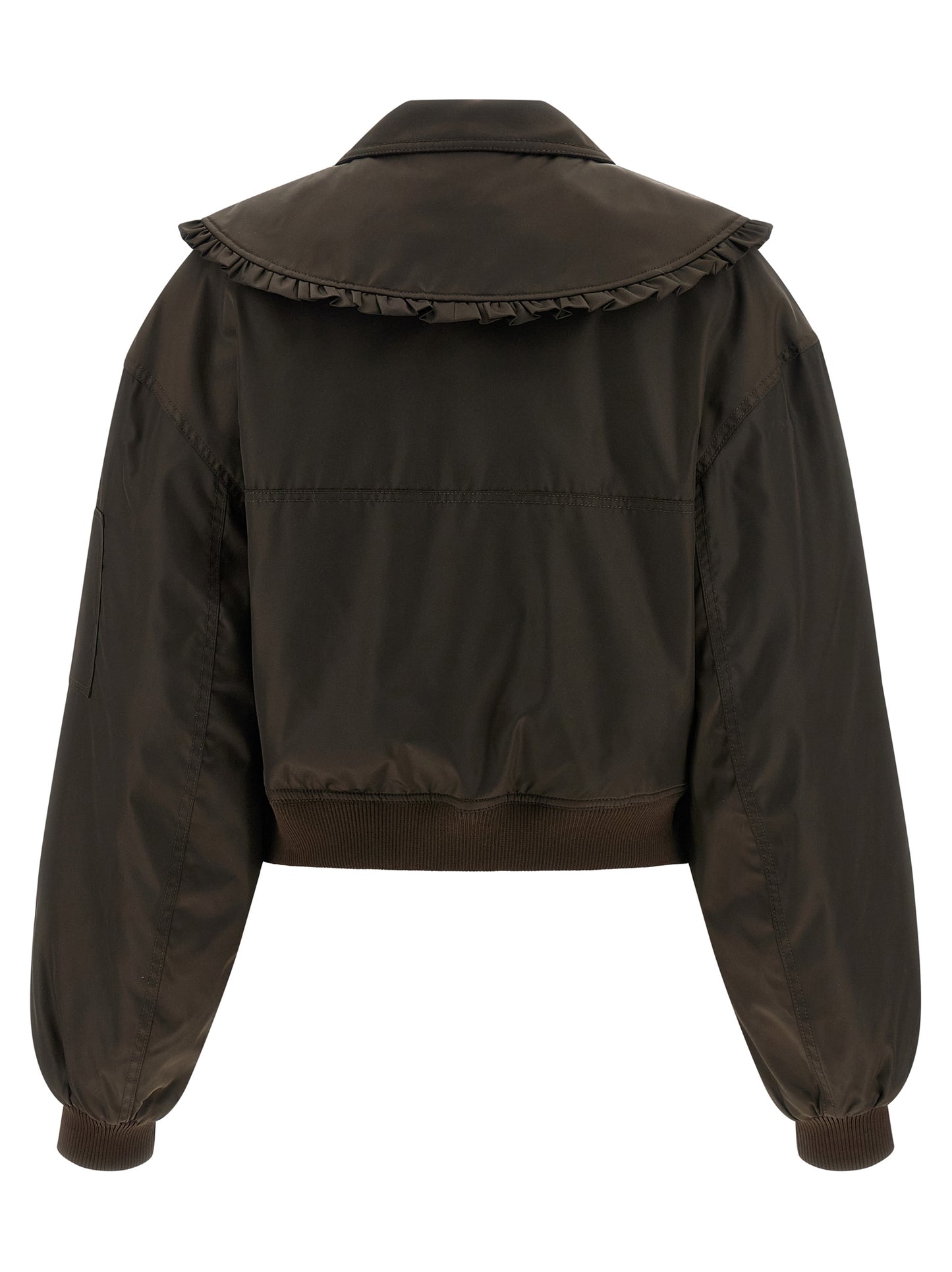 Ganni Ganni Duchesse Nylon Bomber Jacket