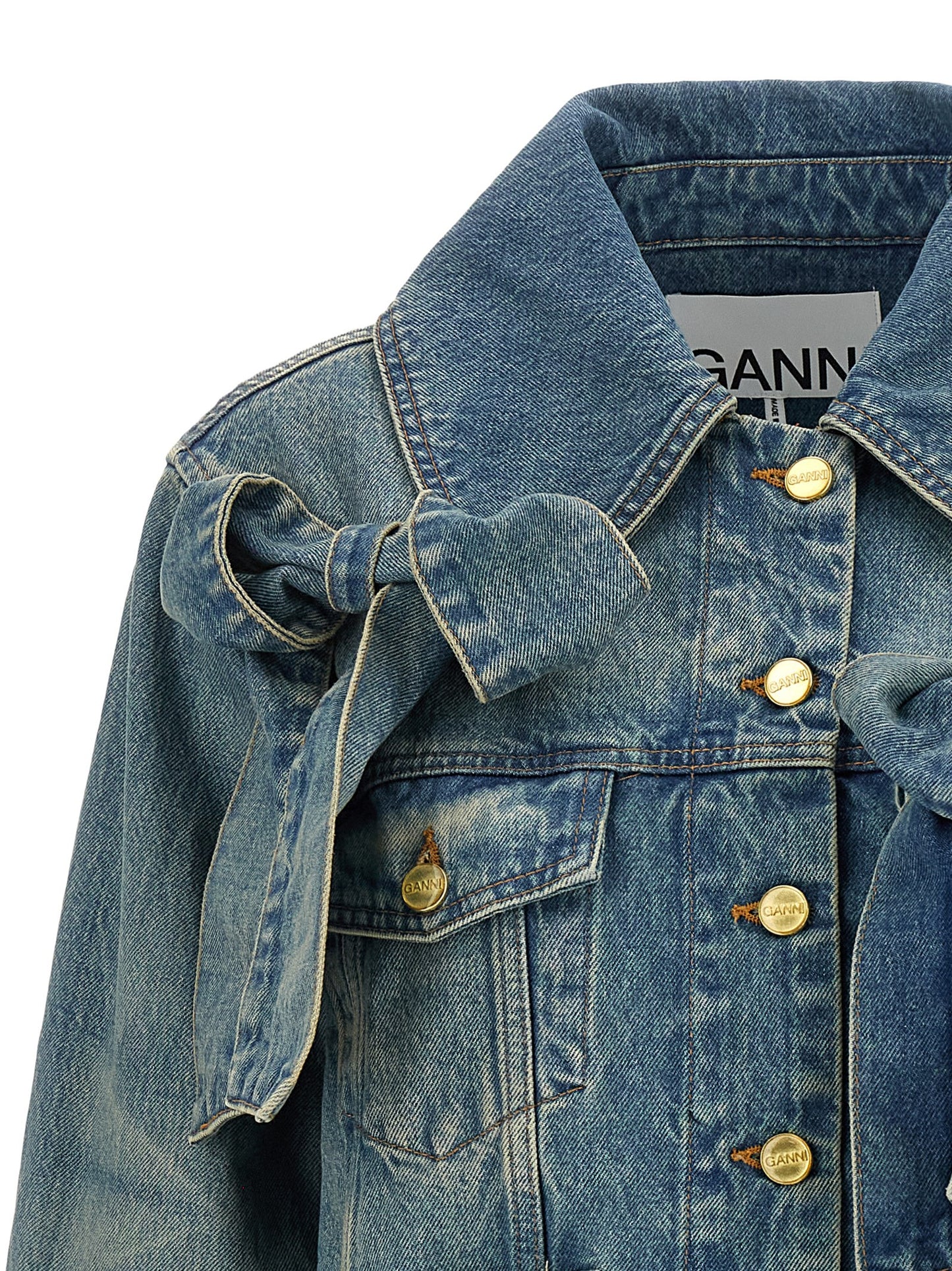 Ganni Ganni Light Rigid Denim Jacket