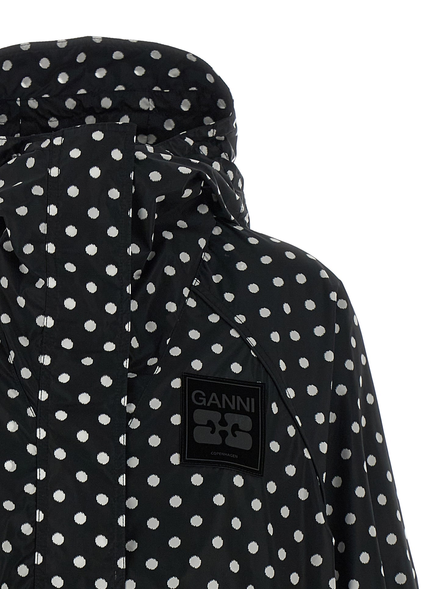 Ganni Ganni Polka Dot Anorak