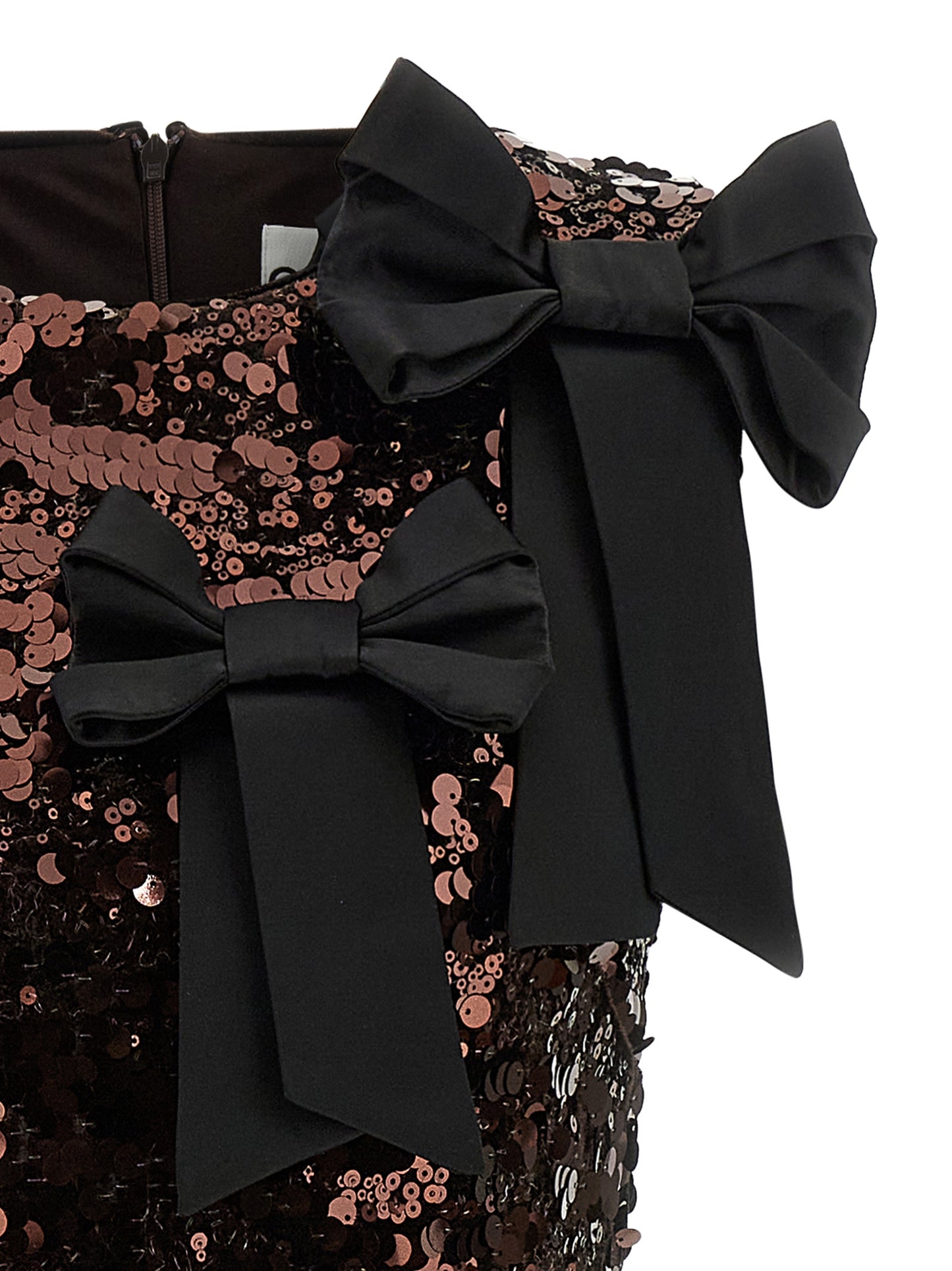 Ganni Ganni Velvet Sequins Straight Midi Dress