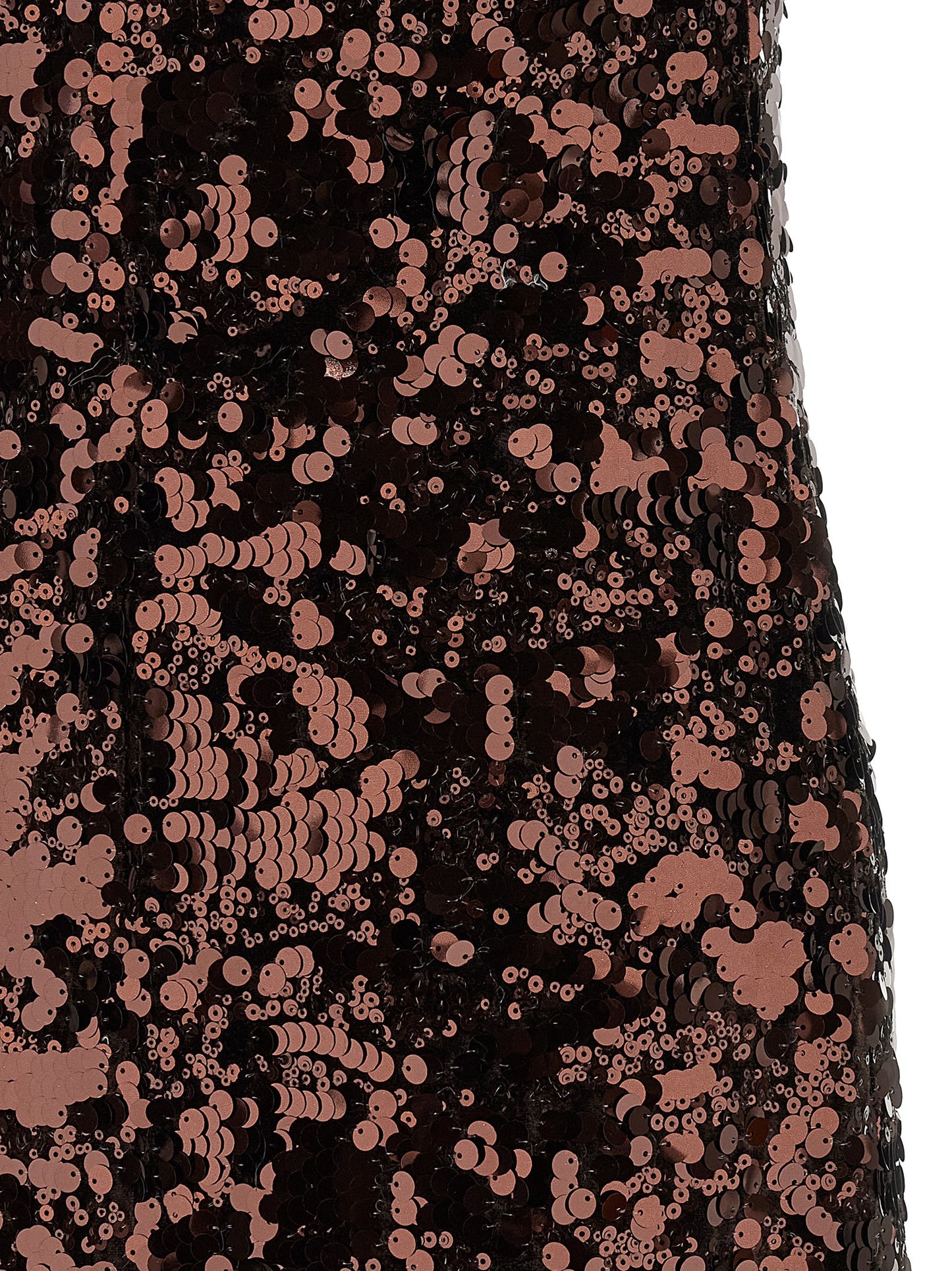 Ganni Ganni Velvet Sequins Straight Midi Dress