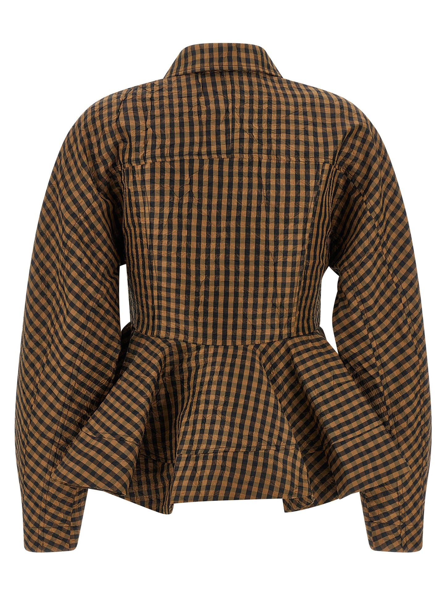 Ganni Ganni Crinckled Taffetà Blouse
