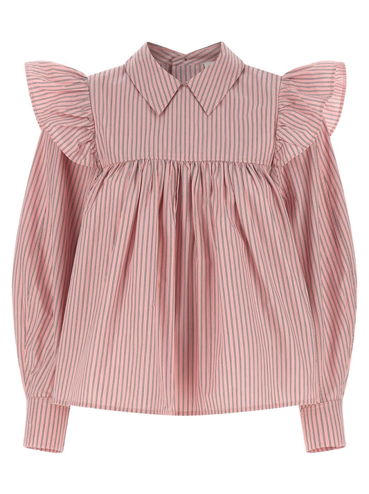 Ganni Ganni Striped Blouse