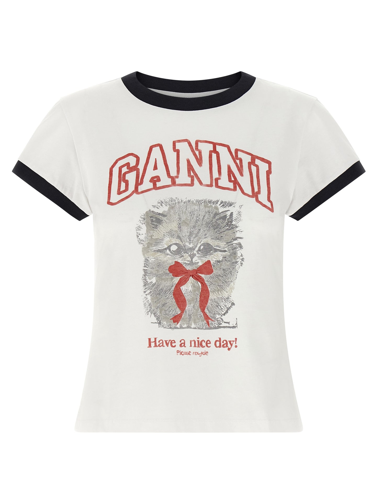 Ganni Ganni Printed T-shirt
