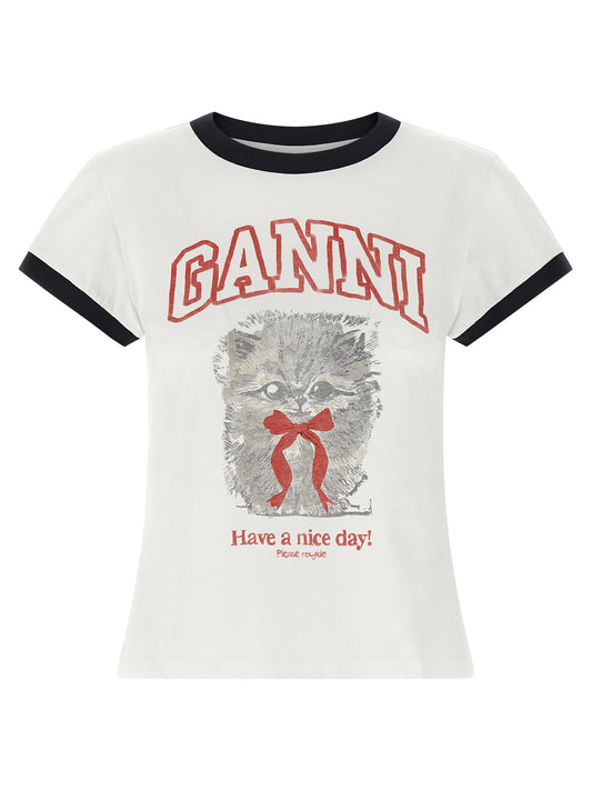 Ganni Ganni Printed T-shirt